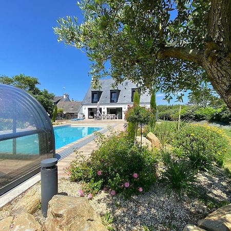 Superbe Villa Tout Confort Avec Piscine Chauffee Er Couverte Et Spa A 2 Pas De La Plage 富埃南 外观 照片