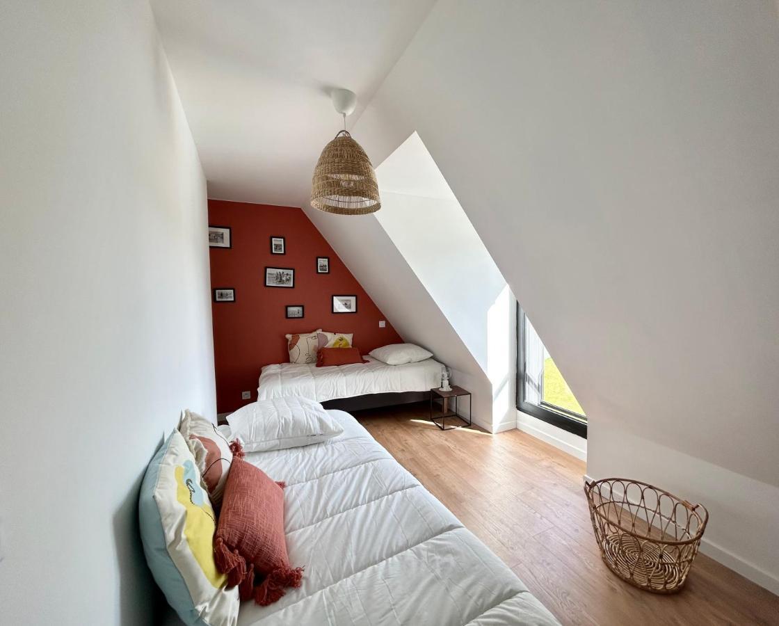 Superbe Villa Tout Confort Avec Piscine Chauffee Er Couverte Et Spa A 2 Pas De La Plage 富埃南 外观 照片