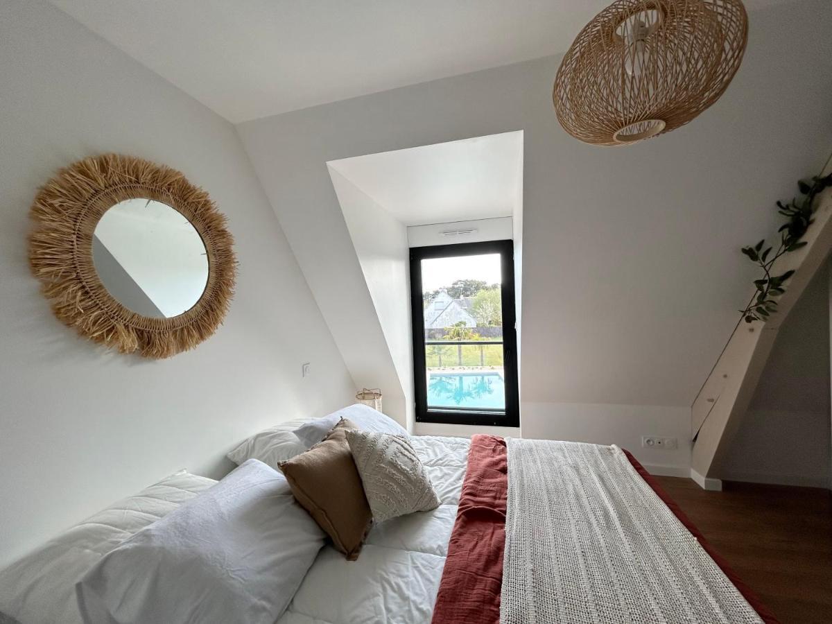 Superbe Villa Tout Confort Avec Piscine Chauffee Er Couverte Et Spa A 2 Pas De La Plage 富埃南 外观 照片