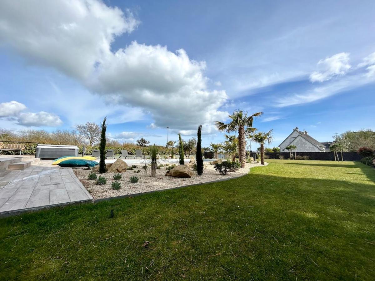 Superbe Villa Tout Confort Avec Piscine Chauffee Er Couverte Et Spa A 2 Pas De La Plage 富埃南 外观 照片
